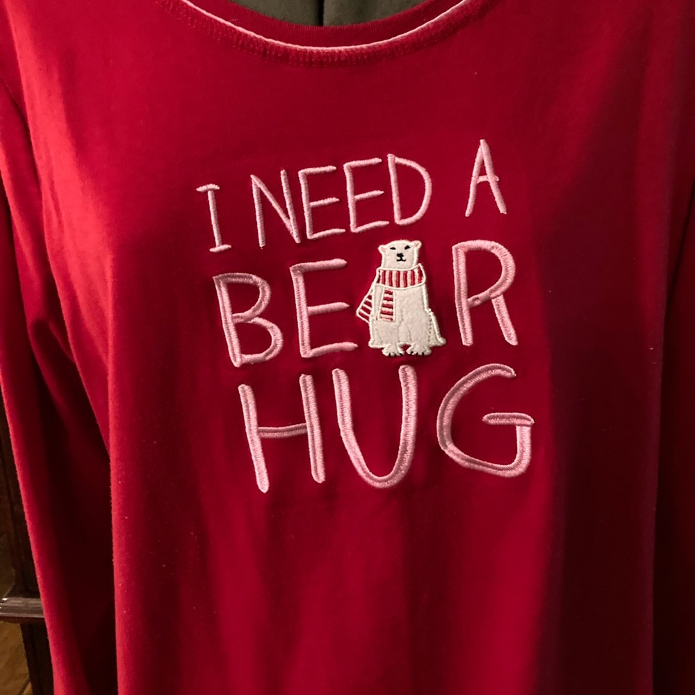 Red and Pink pajamas